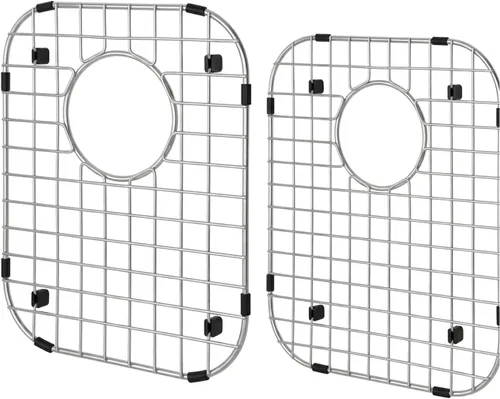 Miniatura 9 de Rejilla de fregadero de cocina y protectores de fregadero, rejillas de fregadero de acero inoxidable para la parte inferior de los fregaderos