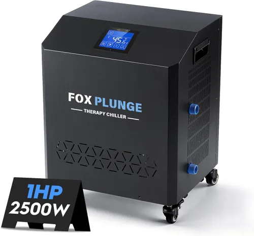 Enfriador de inmersión en frío 1HP para bañeras de hielo, enfriador de agua para baño de hielo con bomba y filtración doble, enfriamiento rápido de