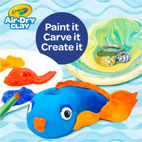Miniatura 6 de Crayola - Arcilla de secado al aire (5 libras), suministros para maestros, arcilla de modelar natural blanca para niños, material para esculpir
