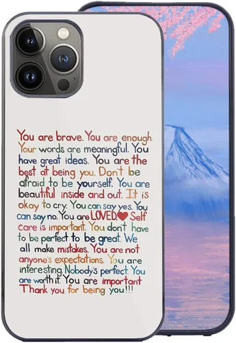 Miniatura 4 de Carcasa de TPU con citas positivas para teléfono con 7 reglas de la vida, diseño motivacional, regalo para mujeres y niñas para Galaxy S25 S24 S23