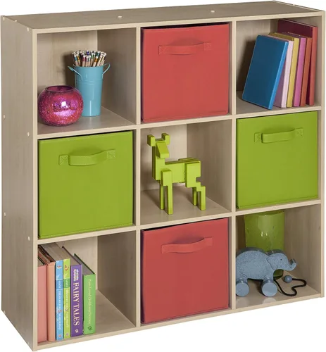 Miniatura 2 de Cajón de tela cúbico ClosetMaid 11469, morado, empaque de 2 Coral