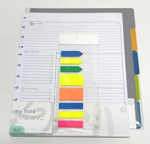 Miniatura 30 de Talia - Repuestos para cuaderno de espiral (páginas punteadas, Junior (5.5 x 8.5 pulgadas))