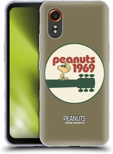 Miniatura 233 de Head Case Designs Funda de gel Woodstock 50th con licencia oficial de Peanuts Snoopy Guitar 1969 [protección de grado militar] compatible