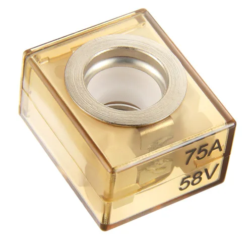Miniatura 2 de BOJACK 75A Fusible de Batería Marino Calificado 58V CC Máx IP66 Portafusibles Impermeable