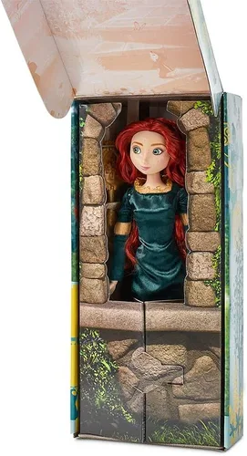 Miniatura 2 de Disney Store Muñeca Clásica de Princesa para Niña (Mérida), 11 Pulgadas, Incluye Cepillo con Detalles Moldeados, Juguete Totalmente Posable