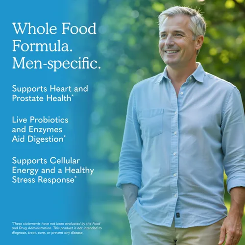 Miniatura 4 de Garden of Life Multivitamínico para hombres, Vitamin Code Raw One - Una vez al día, vitaminas más frutas, verduras y probióticos, 75