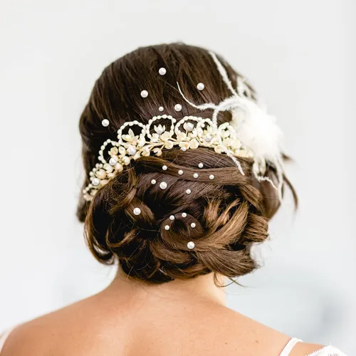 Miniatura 4 de 5600 calcomanías de perlas, calcomanías autoadhesivas de perlas de color beige, perlas de parte trasera plana, gemas de perlas de imitación