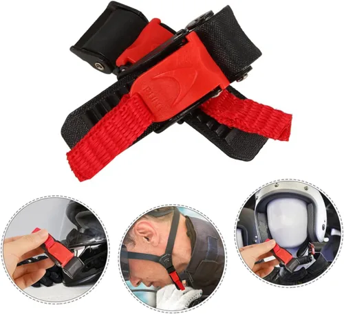 Miniatura 8 de STOBAZA 4 piezas de repuesto de hebilla de liberación rápida para cascos de motocicleta, accesorios de hebilla de sombrero de seguridad, accesorios