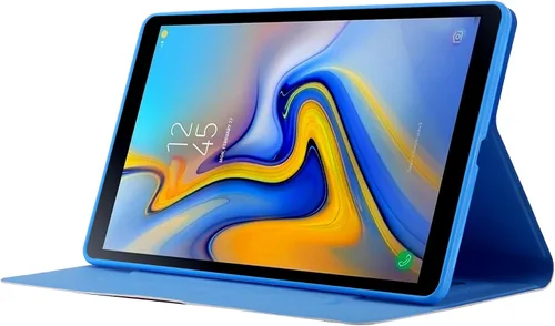 Miniatura 4 de LCHDA Funda para Samsung Galaxy Tab A8 10.5 2021 (SM-X200 / SM-X205), soporte delgado con tapa para folio, cubierta pintada inteligente, piel