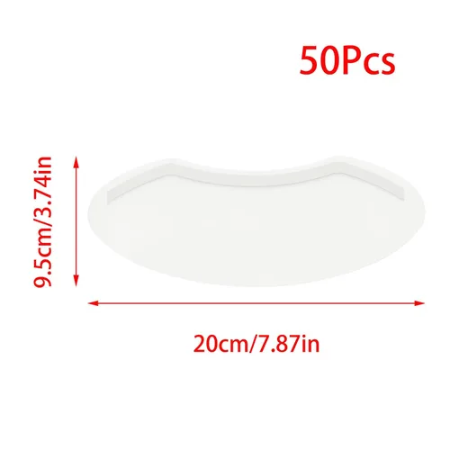 Miniatura 2 de 50 protectores faciales para ducha, protectores faciales de ducha, protector de ojos de plástico transparente para laca para el cabello, visera