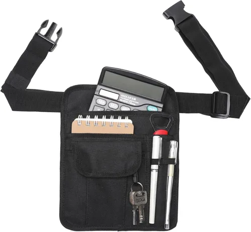 Miniatura 2 de BVMAG Bolsa de servidor con cintura para restaurante con hebilla de cinturón ajustable para camarera pequeña