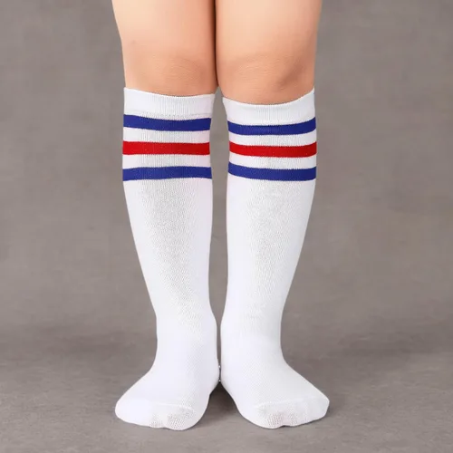 Miniatura 8 de American Trends Calcetines de fútbol para niños y jóvenes, calcetines largos hasta la rodilla para niños y niñas, béisbol, sóftbol, fútbol de 1 a 12