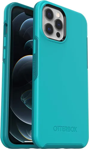 Miniatura 2 de OtterBox Symmetry Series - Funda para iPhone 12 Pro Max, diseño de pastel POP (orquídea/rosa), color rosa 2-Rosa