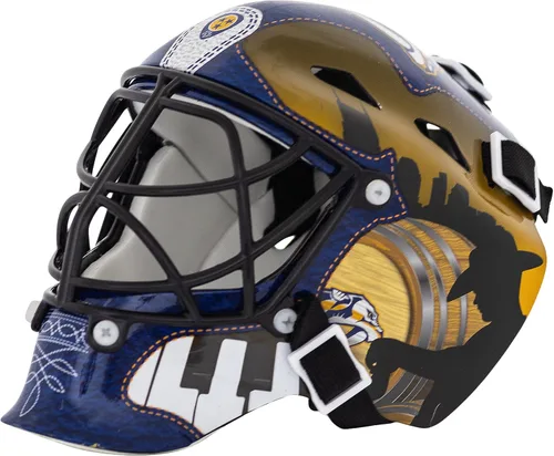 Miniatura 13 de Franklin Sports mini máscara para portero con logo de la NHL