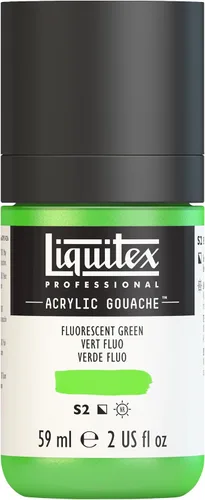 Miniatura 34 de Liquitex Professional - Gouache acrílico profesional, botella de 2 onzas (59 ml), blanco titanio