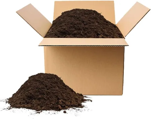 Musgo de turba orgánico, 3.8 pies cúbicos - 100% musgo de turba Sphagnum, SEMI comprimido, para plantas en macetas y inicio de semillas - Jardinería