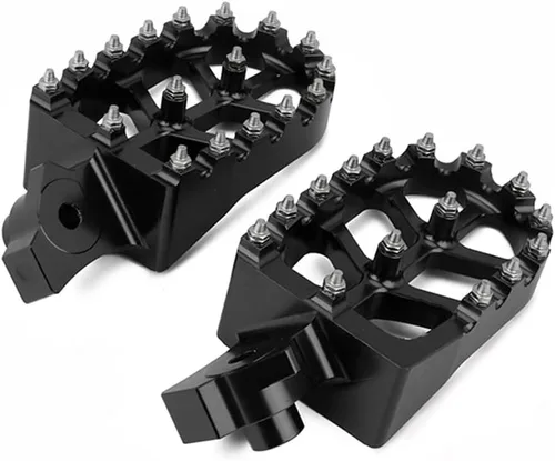 Miniatura 4 de AnXin Estriberas Estriberas Reposapiés Pedales Apoyos CNC para Z50R 80-99 XR50R 00-03 XR70R 97-03 XR80R XR100R 85-03 CRF80F CRF100F 04-13 Negro