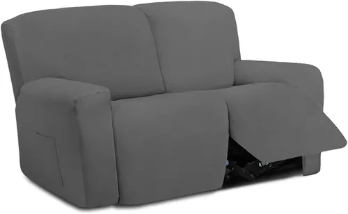 Miniatura 67 de Easy-Going - Funda elástica de microfibra para sofá reclinable seccional, suave vellón ajustable a tu sofá de 2 cuerpos, lavable, protege tus