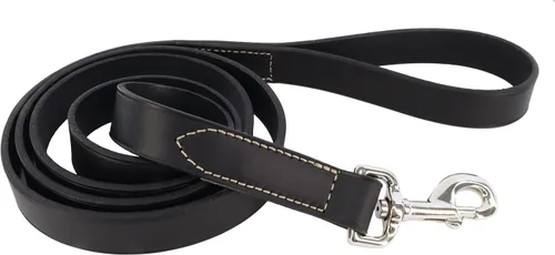 Coastal Pet Circle T - Correa de piel curtida de roble para perro, accesorio duradero perfecto para entrenamiento de correa, herramienta cómoda para