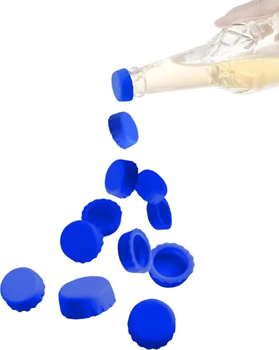 Miniatura 8 de Joso Tapones para botellas, tapa de botella de goma de silicona para ahorro de cerveza, sombrero de tapón de botella de soda, resellado Rosado