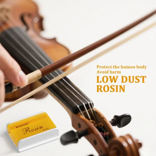 Miniatura 6 de WOGOD Juego de colofonia profesional (50 piezas) - para violín/viola/violonchelo/contrabajo/erhu Antideslizante, tono rico, bajo polvo, duradero
