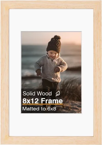 Miniatura 163 de KINLINK 3.5x5 Picture Frame, Ash Black Solid Wood Frame with Plexiglass for Table Top and Wall Mounting, Photo Frame for Horizontal or Vertical