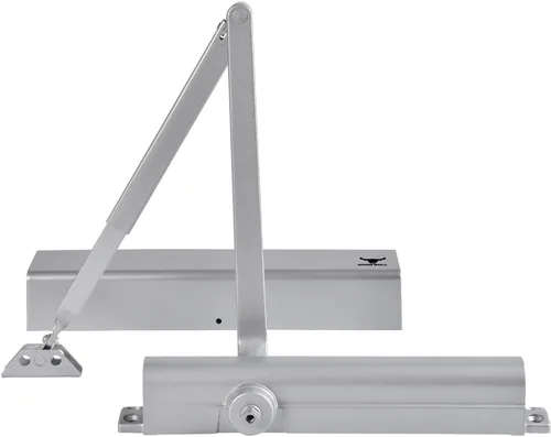 Miniatura 11 de Cierrapuertas de grado comercial/residencial – Cierre automático hidráulico de 3 resortes de aluminio resistente – Velocidad ajustable, montaje