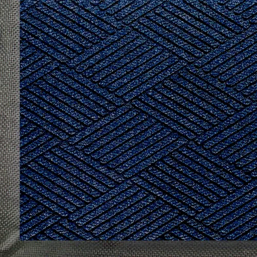 Miniatura 3 de M+A Alfombra de entrada de fibra de poliéster PET para interior/exterior, reverso de goma SBR, 3/8 pulgadas de grosor, Negro humo