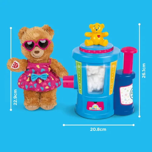 Miniatura 6 de Estación de relleno de juguetes Build-A-Bear Workshop de Casdon Estación en casa para niños de 3 años en adelante Rellena, viste y abraza amigos