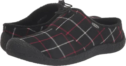 Miniatura 7 de KEEN Pantuflas Howser 3 Slide cómodas y duraderas para mujer, Cuadros Negros