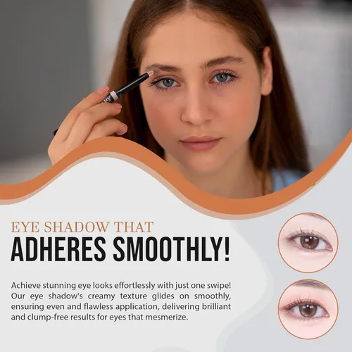 Miniatura 3 de MAKEHEAL ] Eyecrown Art Croquis Shadow Fantastick, iluminador tipo lápiz, se adhiere suavemente, varios tamaños de purpurina y perlas, K-Beauty