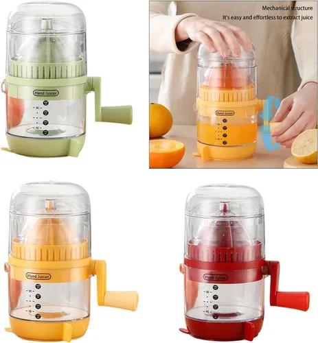 Miniatura 2 de Exprimidor manual de cítricos Extractor de jugos de mano con exprimidor de agarre cómodo para limón y naranjas, herramienta de cocina