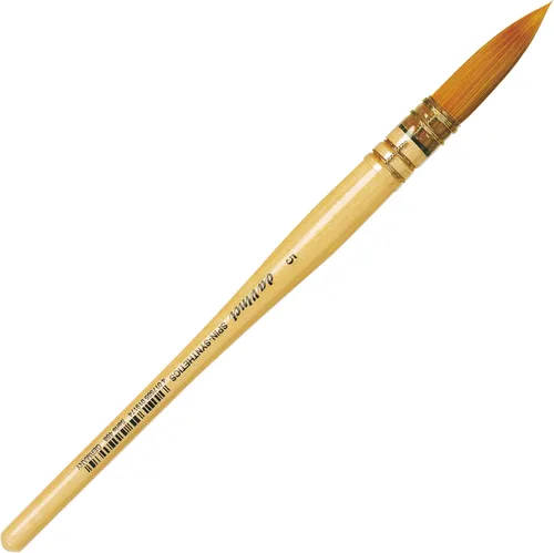 Miniatura 147 de da Vinci Watercolor Series 5580 CosmoTop Spin Pincel de Pintura, Redondo Sintético con Mango Rojo