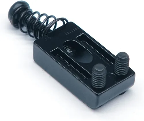 Miniatura 4 de Sillas de puente de trémolo de metal de 0.413 in para Fender Stratocaster Strat Telecaster Tele guitarra eléctrica (negro)
