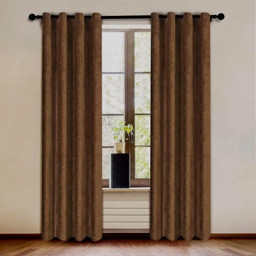 Miniatura 9 de KEMCO Panel de cortina opaca de felpilla de doble cara para sala de estar, dormitorio, dormitorio, sala de estar, oficina, con aislamiento térmico