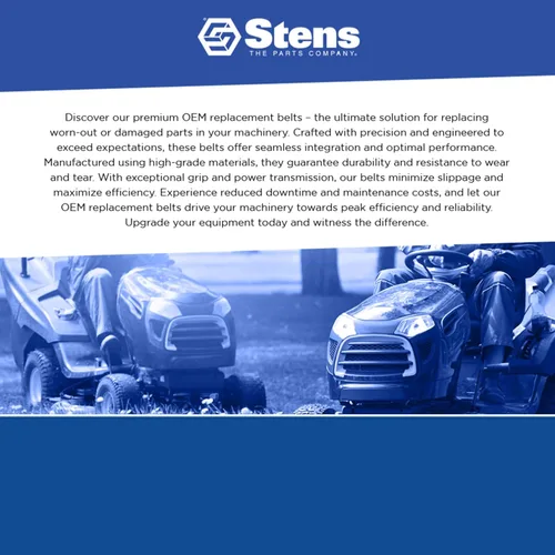 Miniatura 7 de Stens Correa de repuesto OEM 265-778 compatible con cultivadores Cub Cadet RT45, Troy-Bilt Bronco y Super Bronco 754-04091, 954-04091, GW-1916658