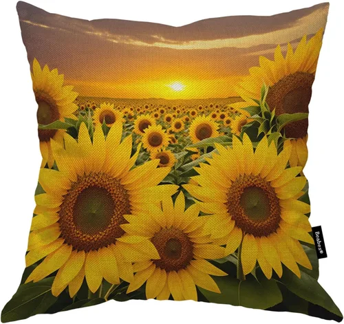 Miniatura 27 de Fundas de almohada de pintura artística, líneas abstractas amarillas y grises, fundas de almohada suaves, funda de cojín para sala de estar, cama