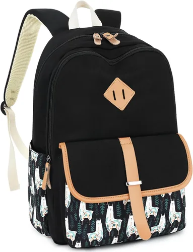 Miniatura 9 de Leaper - mochila escolar para niñas, mochila informal, bolsa de viaje con bolsillos laterales