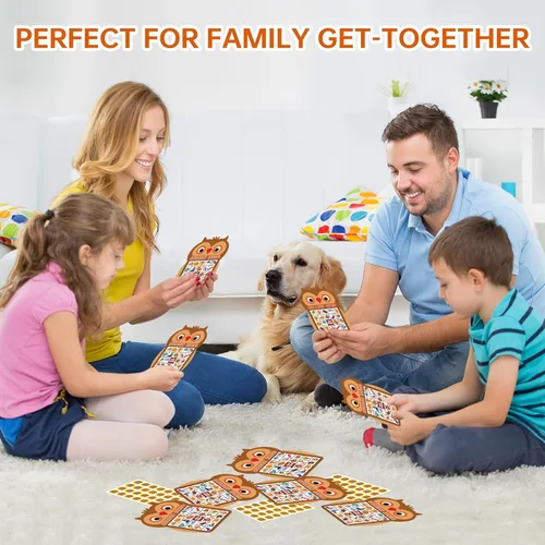 Miniatura 2 de SICOHOME Tarjetas de bingo de otoño para niños, 26 jugadores, juego de bingo de Acción de Gracias para niños y adultos, otoño, Halloween, Acción