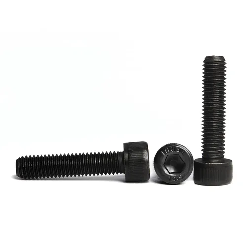 Miniatura 3 de Tornillos de cabeza hueca M4 x 0.236 pulgadas, tornillos hexagonales de acero de aleación de grado 12.9, acabado de óxido negro, totalmente roscado
