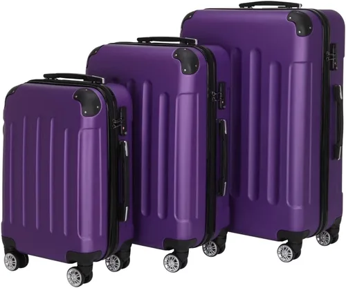 Miniatura 35 de Juego de equipaje de 3 piezas – Maletas con ruedas giratorias multidireccionales – Bolsa de viaje Maleta ABS con bloqueo TSA – Maletas de carcasa