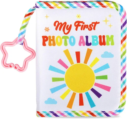 Miniatura 14 de Baby's My First Family Álbum Familiar Mi Primer Álbum de Fotos Suave Libro de Tela con Fotos Adventure Land My First Book of Photos Álbum