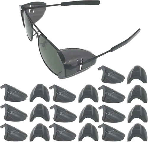 Miniatura 10 de Protectores laterales para gafas, protectores laterales deslizables, tamaño L se adapta a marcos de gafas medianos a grandes, tamaño M se adapta a