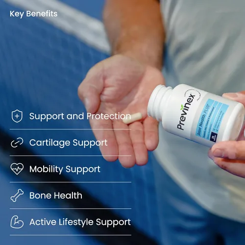 Miniatura 4 de Suplemento de apoyo articular con membrana natural de cáscara de huevo, condroitina de glucosamina, colágeno, ácido hialurónico y boswellia
