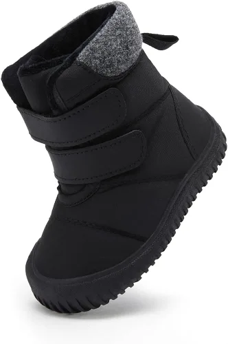 Miniatura 35 de BMCiTYBM Botas de nieve de invierno para bebés y niños pequeños, de piel sintética, cálidas, antideslizantes, zapatos para primeros pasos