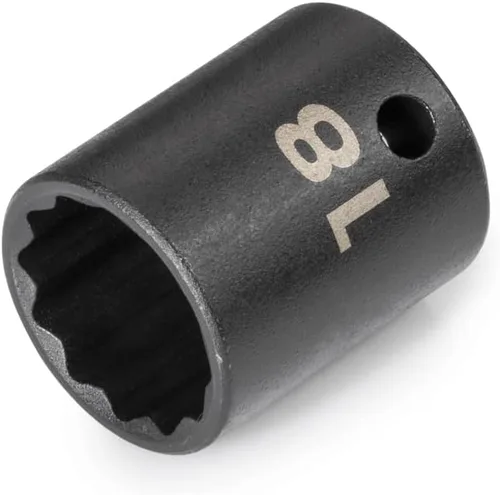 Miniatura 62 de TEKTON Accionamiento de 3/8 pulgadas x 1 pulgada Zócalo de impacto de 12 puntos poco profundo SID12225