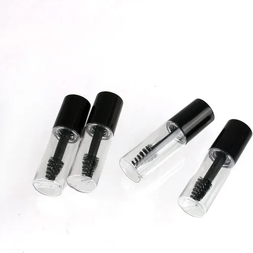 Miniatura 2 de COSIDEA 10PCS vacío mini 0.1 fl oz rímel tubos y varita para aceite de ricino, tamaño pequeño tamaño de la pestaña Crecimiento embalaje tubo