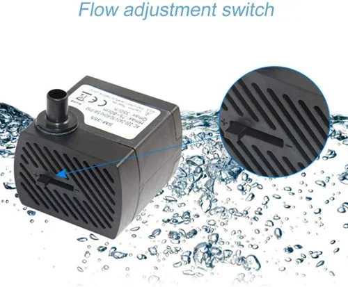Miniatura 9 de Boquite Mini bomba de agua sumergible (150 l/h, 1.5 W), bomba de agua para acuario, bomba de tanque de peces, bomba de agua ultra silenciosa con luz