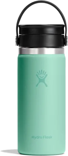 Miniatura 5 de Hydro Flask Flex Sip - Vaso de café de acero inoxidable aislado, antiderrames, a prueba de fugas, taza de café de viaje, 16 onzas, verde agave