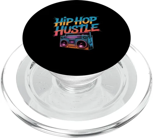 Miniatura 8 de Hip Hop Hustle Retro Boombox Graffiti Style PopSockets Adhesive PopGrip